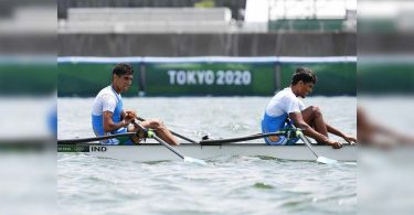 Rowers Arjun and Arvind Finish 11 in Lightweight Double Sculls