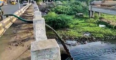 Private tankers are still throwing waste water to the coout river