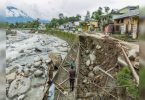 NH 5 was blocked because landslides near Chambhaghat