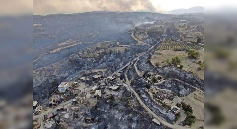 Forest fires in South Turkey left 3 dead, 58 was hospitalized