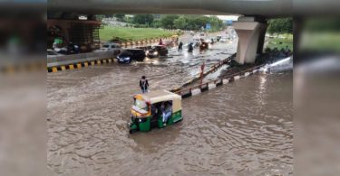 Heavy rain dropped Mercury in Delhi