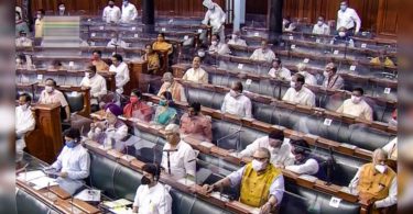New normal? Parliament does business in the middle of the din