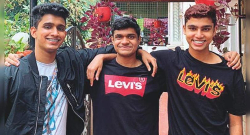 3 k'taka Clat Toppers are classmates, prepared together