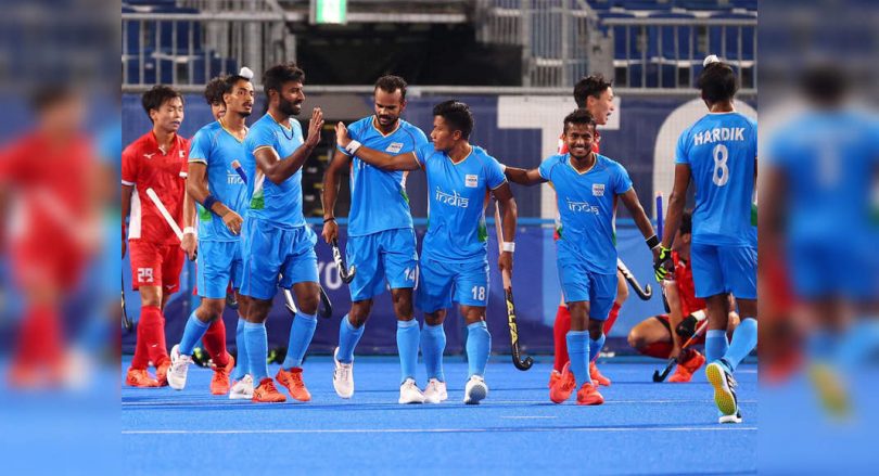 India beat Japan 5-3 to end pool engagement with high