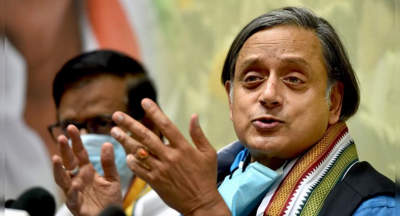 BJP MP wrote to the LS Speaker, demanding the elimination of Shashi Tharoor as the chairman of the house panel on it