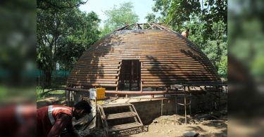 Replica Char Dham Site in Bharat Darshan Delhi Park