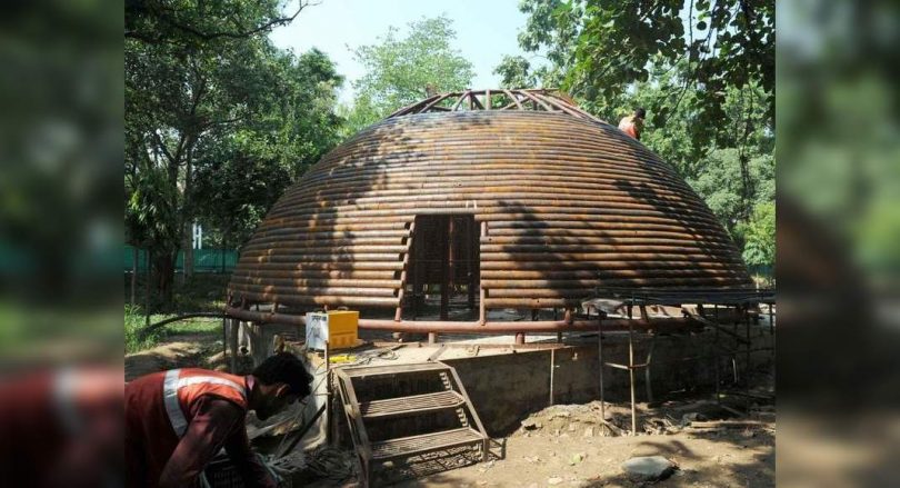 Replica Char Dham Site in Bharat Darshan Delhi Park