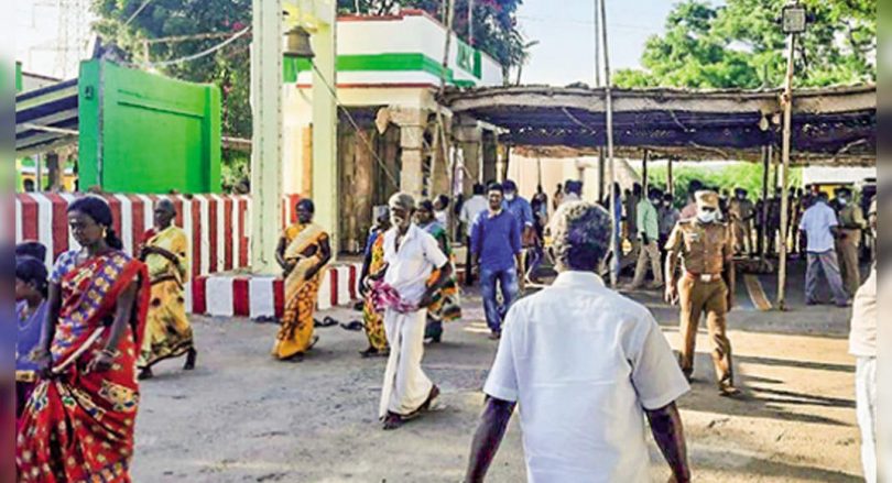 Dalit from Madurai Village entered the temple for the first time