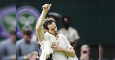Battling Andy Murray to the third round of Wimbledon