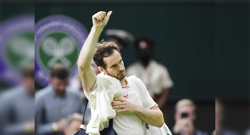 Battling Andy Murray to the third round of Wimbledon