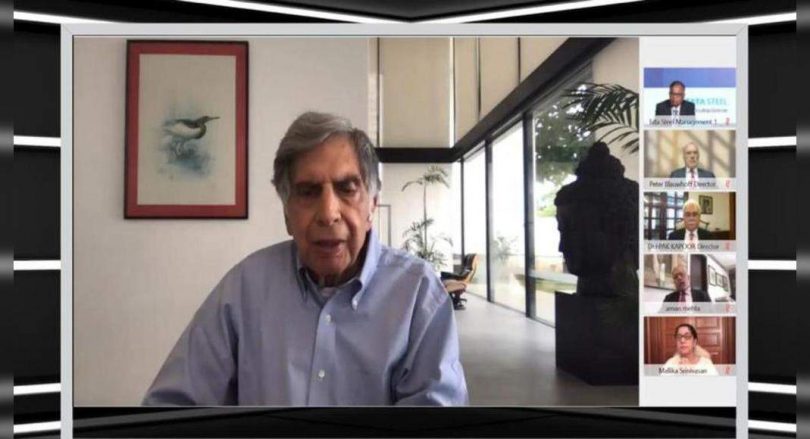 Ratan Tata Makes AGM Cameo, Lauds Tata Steel Management