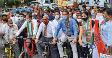 Goa: Congress holds the cycle, wants excise & VAT on the fuel axis