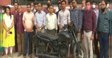 Students develop motorbikes that run electricity
