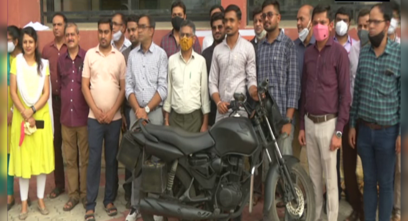 Students develop motorbikes that run electricity