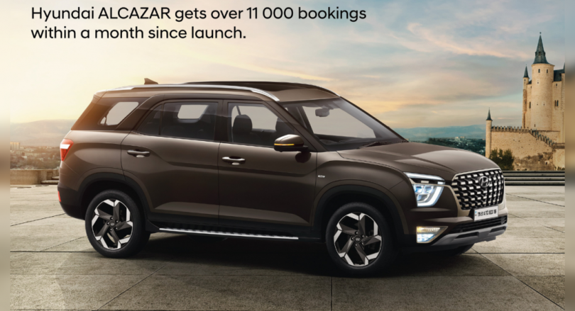 Hyundai Alcazar Garners 11k Ordering in 30 days