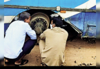 Telangana: RTC bus' dead wheels, no one is hurt