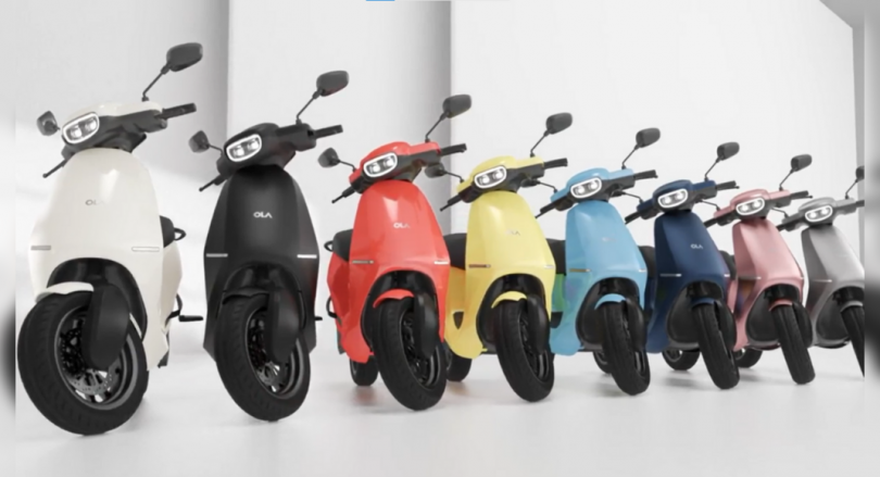 Ola Electric announced 10 color choices for e-scooters