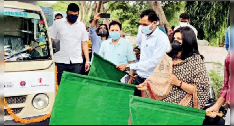 The campaign against child beggars starts at Jaipur
