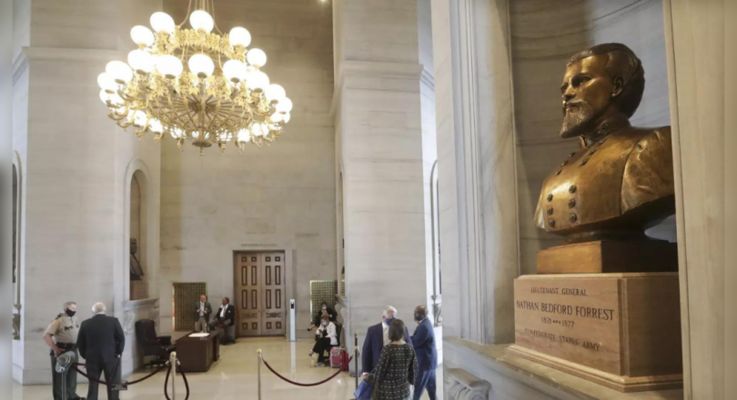 Confederation bust to remove from Tennessee Capitol