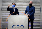 The G20 Environment Minister met in Italy in the middle of a flood, fire