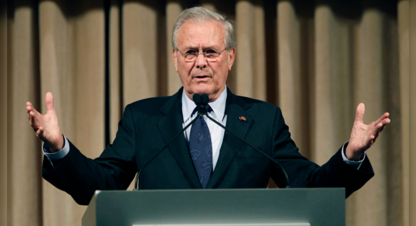 Former Defense Secretary Donald Rumsfeld died at 88