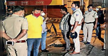 Trinamool leader was shot dead by armed thugs in Birati