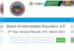 AP Inter 2nd Results Year 2021 Announced, This Direct Link