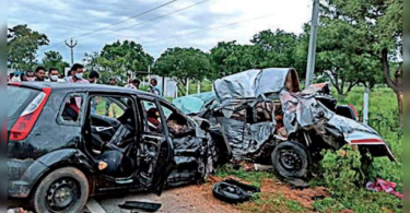 7 killed as 2 cars collided at Srisailam Highway