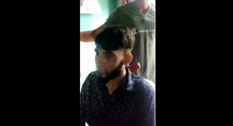 Up: Dalit Techie Drished, beard shaved by Thakur Men