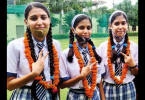 Three patterns for Triplets ICSE Lucknow Topper