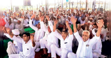 Farmer tractor parade in Haryana on August 15
