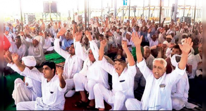 Farmer tractor parade in Haryana on August 15