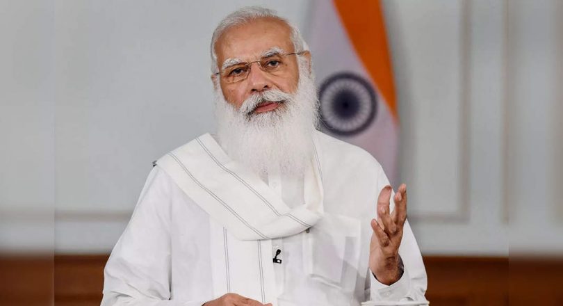 The meeting was taking place at PM Modi's residence ahead of the union cabinet expansion at 6pm