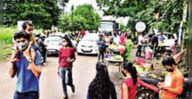 Nashik residents gathered to Igatpuri, Trabbakeshwar