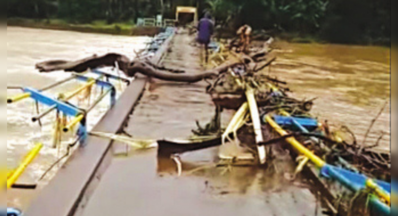 In Bicholim, the flood assessment begins