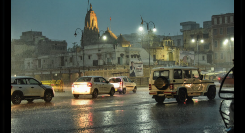 Heavy rain in many places in Rajasthan