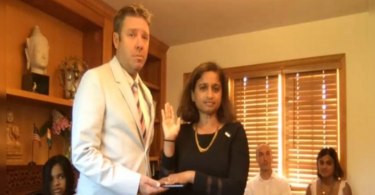 Veena Reddy vowed the first Indian-American mission director