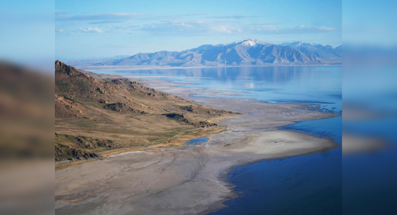 The water level in Lake is a big salt down to historic low