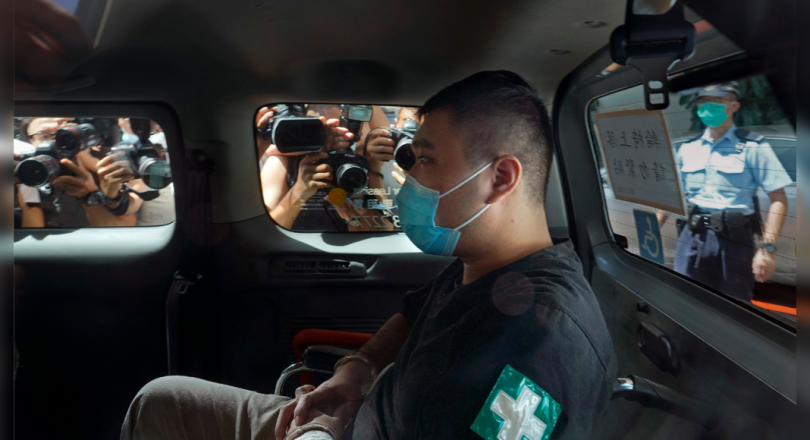 The first person charged under HK security law was found guilty of terrorism