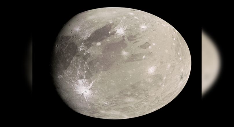 Hubble NASA found evidence of water vapor in the atmosphere of the month of Jupiter