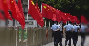 Hong Kong prohibits handover protests as law of defending the law