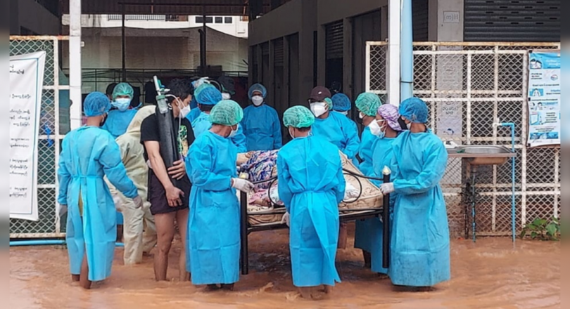 Myanmar flood, coup, summary of growth of Covid-19 is growing