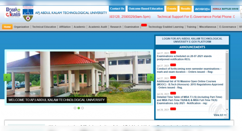 Kerala HC Cancels the B-Tech 1 Exam, Semester 3rd APJ Abdul Kalam Tech University