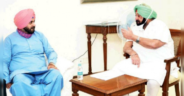 'Your victory is my victory, our victory party': Sidhu meets Amarinder