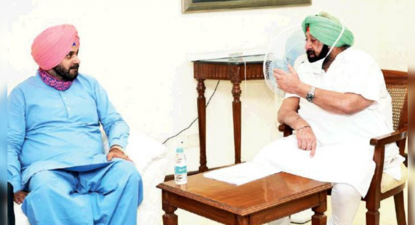 'Your victory is my victory, our victory party': Sidhu meets Amarinder