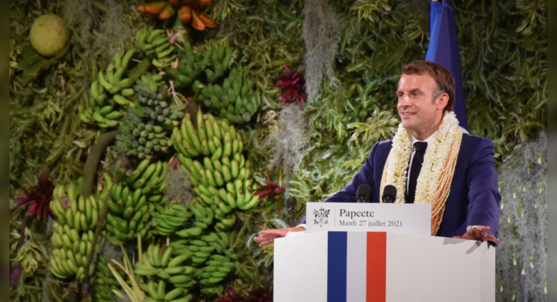 France owes 'debt' to Polynesia for nuclear tests, said Macron
