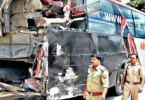 18 was destroyed in sleep as a truck hit a bus in Barbanki