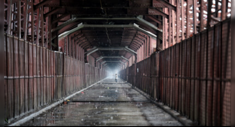 The water level in Yamuna rises after heavy rain