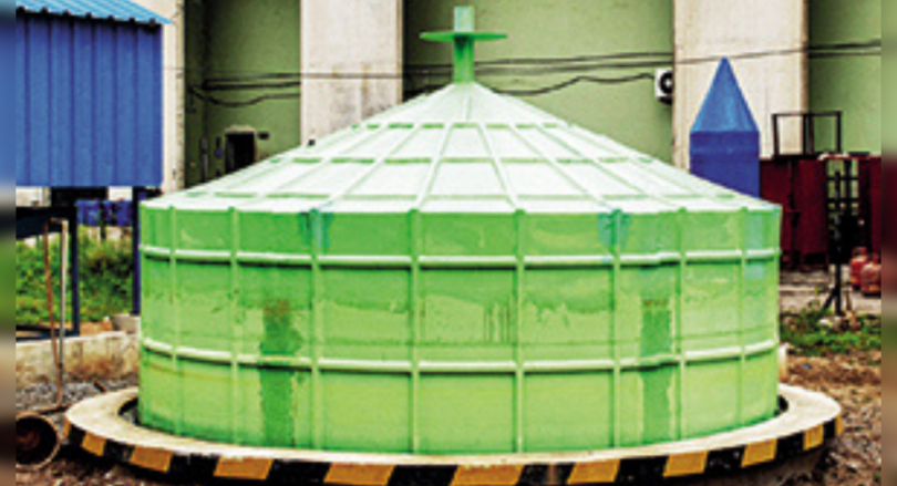 The IIT-HYD campus received a new waste management system