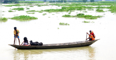 Flood in many regions of Guwahati after moderate rain